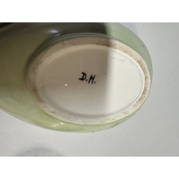 VTG  Hand-Painted Porcelain Egg Trinket Box  Floral Design Gold Trim France - Picture 7 of 9